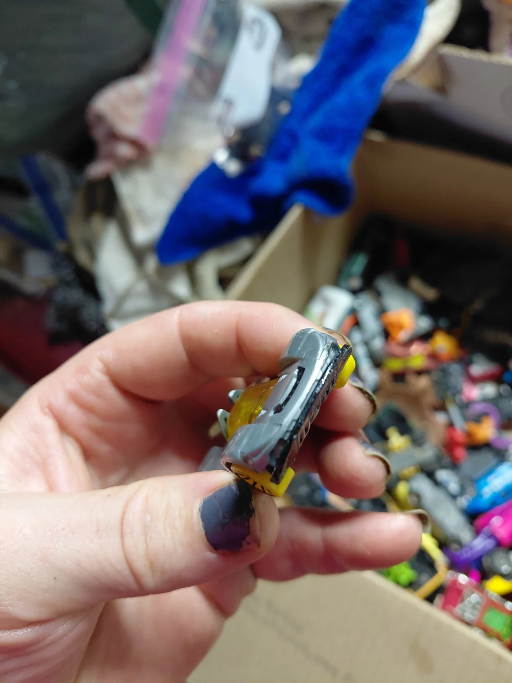 2015 Hot Wheels Nitrobot Attack Teegray diecast car.